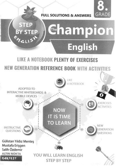 THE CHAMPION ENGLISH LIKE A NOTEBOOK PLENTY OF EXERCISES YKS Fotokopi