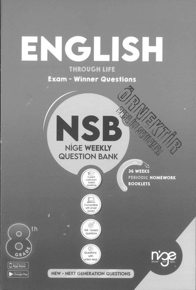 ENGLISH EXAM WINNER QUESTIONS YKS Fotokopi
