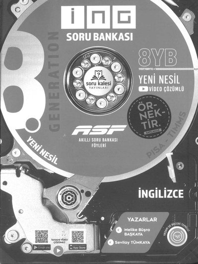 İNG SORU BANKASI AKILLI SORU BANKASI FÖYLERİ YKS Fotokopi