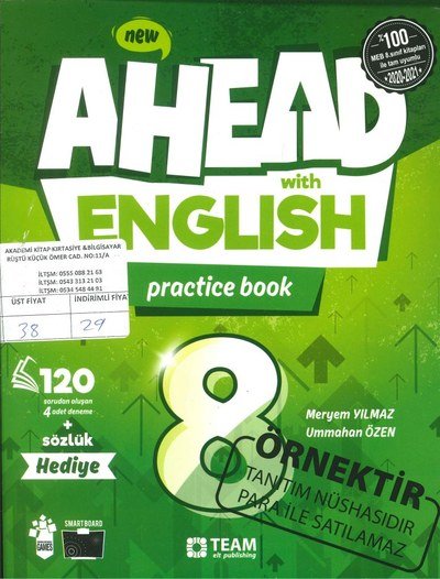 AHEAD WITH ENGLISH PRACTICE BOOK YKS Fotokopi