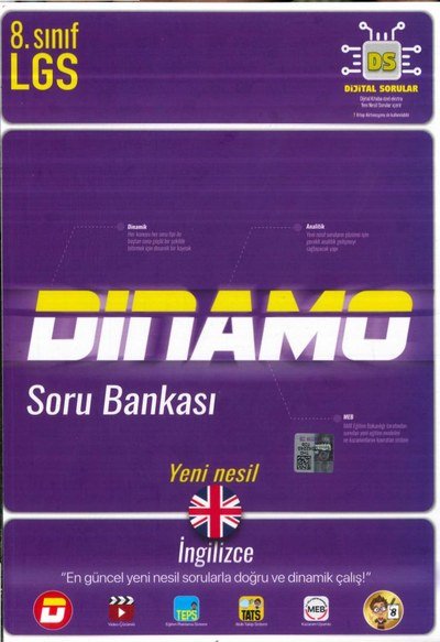 DİNAMO SORU BANKASI YENİ NESİL İNGİLİZCE LGS YKS Fotokopi