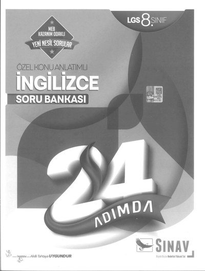 ÖZEL KONU ANLATIMLI İNGİLİZCE SORU BANKASI YKS Fotokopi