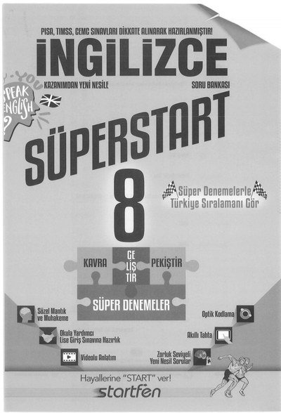 İNGİLİZCE SORU BANKASI SÜPERSTART YKS Fotokopi