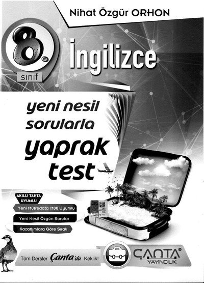 İNGİLİZCE YENİ NESİL SORULARLA YAPRAK TEST YKS Fotokopi