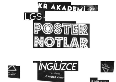 LGS POSTER NOTLARI İNGİLZİCE YKS Fotokopi