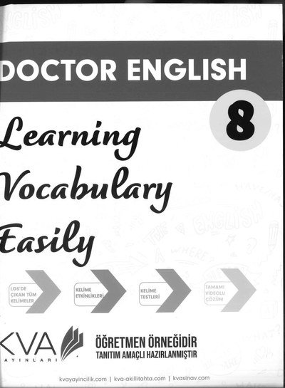 DOCTOR ENGLISH LEARNING VOCABULARY EASILY YKS Fotokopi