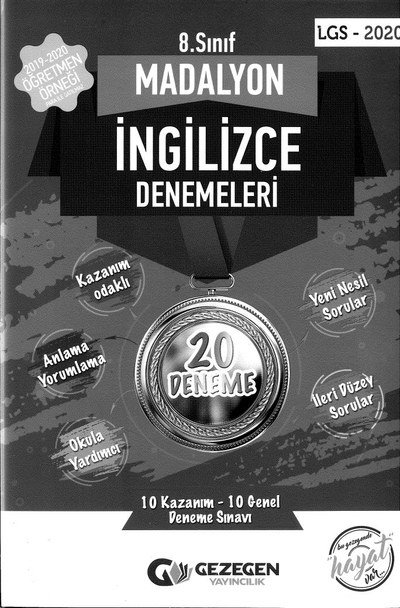 MADALYON İNGİLİZCE DENEMELERİ 20 DENEME YKS Fotokopi