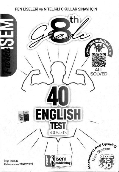 40 ENGLISH TEST BOOKLETS YKS Fotokopi