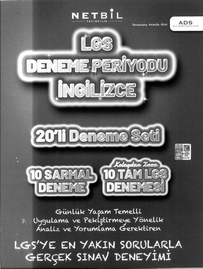 LGS DENEME PERİYODU İNGİLİZCE 20'Lİ DENEME SETİ YKS Fotokopi