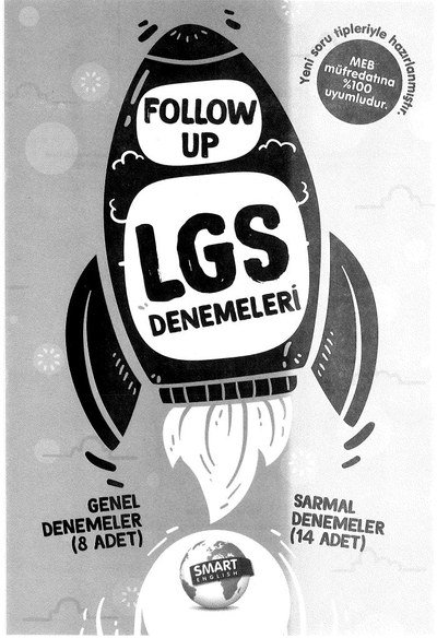 FOLLOW UP LGS DENEMELERİ 14 ADET SARMAL DENEMELER YKS Fotokopi