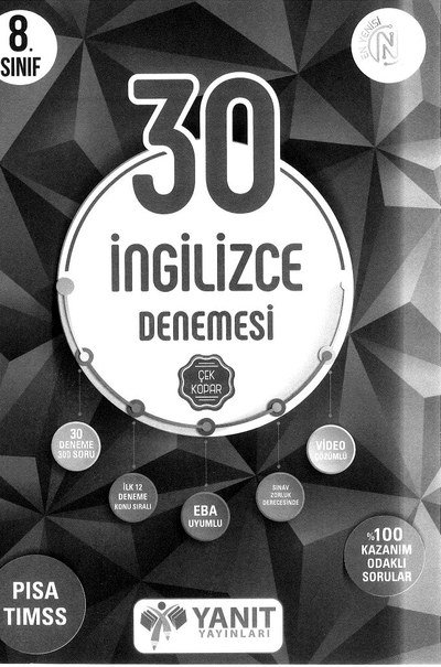 30 İNGİLİZCE DENEMESİ YKS Fotokopi