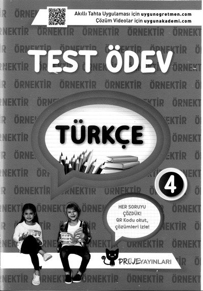 TEST ÖDEV TÜRKÇE YKS Fotokopi