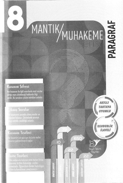 MANTIK/MUHAKEME PARAGRAF YKS Fotokopi