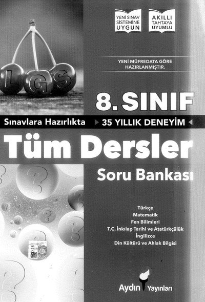 TÜM DERSLER SORU BANKASI 35 YILLIK DENEYİM YKS Fotokopi