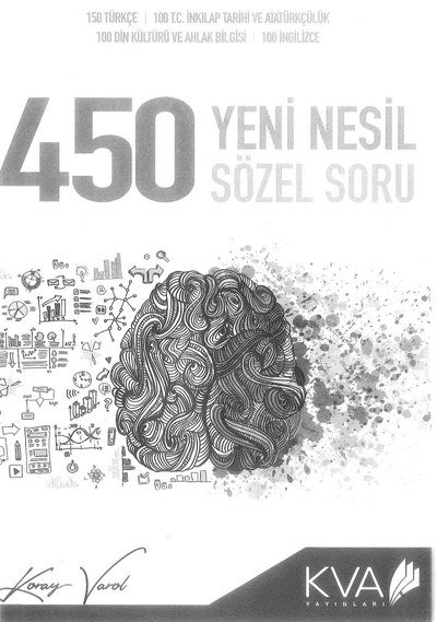 450 YENİ NESİL SÖZEL SORU YKS Fotokopi