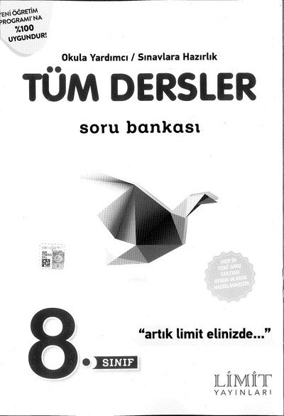 TÜM DERSLER SORU BANKASI YKS Fotokopi