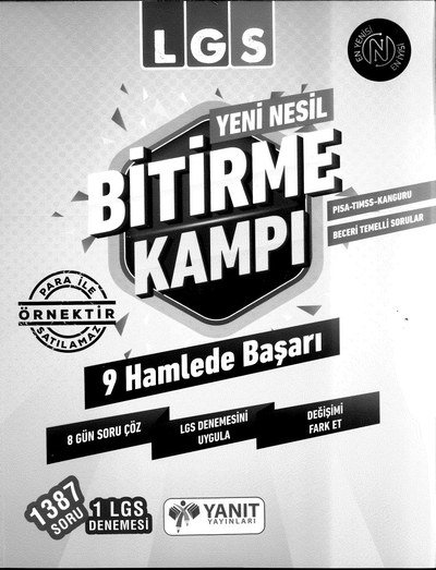 LGS YENİ NESİL BİTİRME KAMPI 9 HAMLEDE BAŞARI YKS Fotokopi