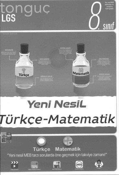 YENİ NESİL TÜRKÇE MATEMATİK SORU BANKASI YKS Fotokopi