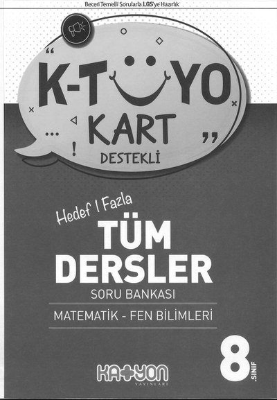 K-TÜYO KART DESTEKLİ TÜM DERSLER SORU BANKASI YKS Fotokopi