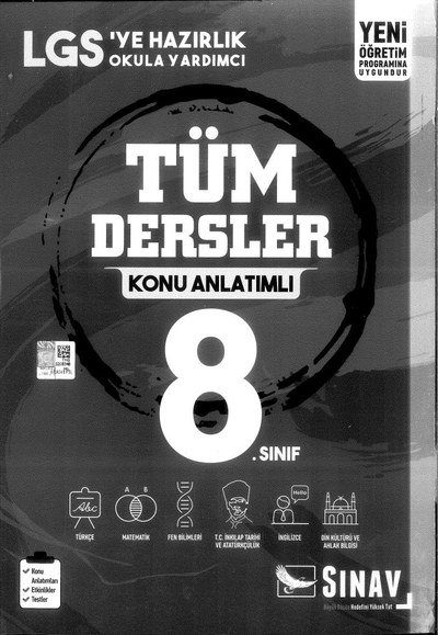 LGS'YE HAZIRLIK OKULA YARDIMCI TÜM DERSLER KONU ANLATIMLI YKS Fotokopi