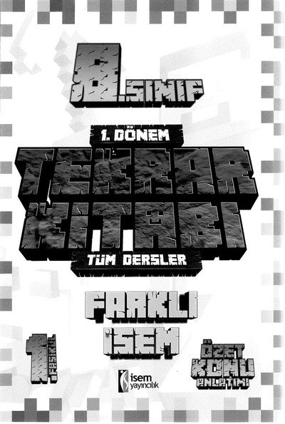 1. DÖNEM TEKRAR KİTABI TÜM DERSLER FARKLI İSEM YKS Fotokopi