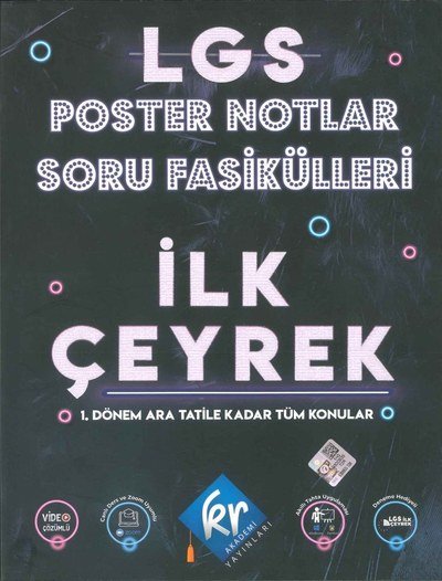 LGS POSTER NOTLAR SORU FASİKÜLLERİ İLK ÇEYREK YKS Fotokopi