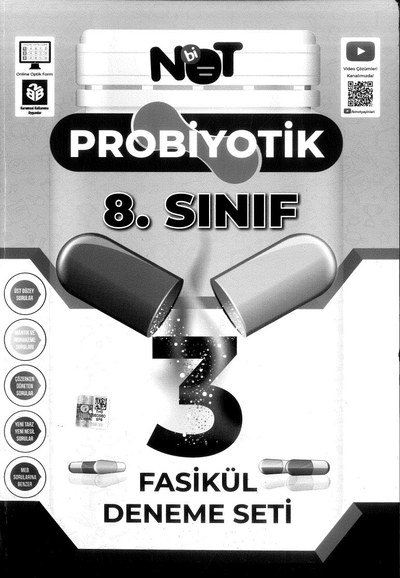 PROBİYOTİK 3 FASİKÜL DENEME SETİ YKS Fotokopi