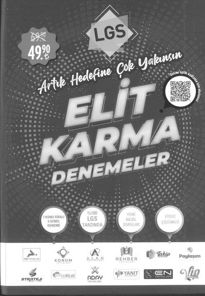 ARTIK HEDEFİNE ÇOK YAKINSIN ELİT KARMA DENEMELER YKS Fotokopi
