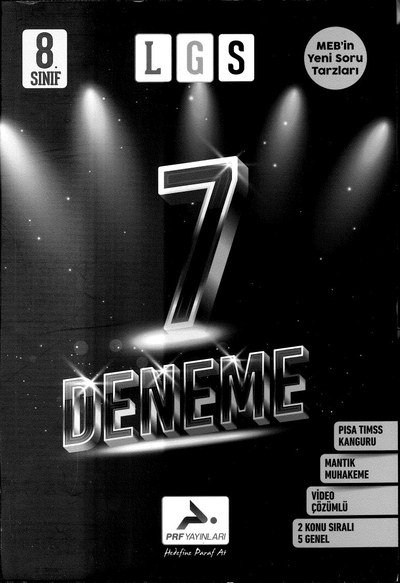 LGS 7 DENEME MEBİN'İN YENİ SORU TARZLARI YKS Fotokopi