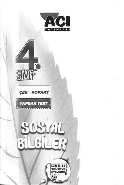 SOSYAL BİLGİLER TEST YKS Fotokopi