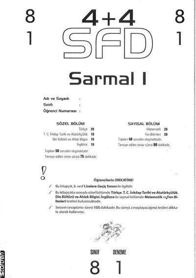 4+4 SFD SARMALI YKS Fotokopi