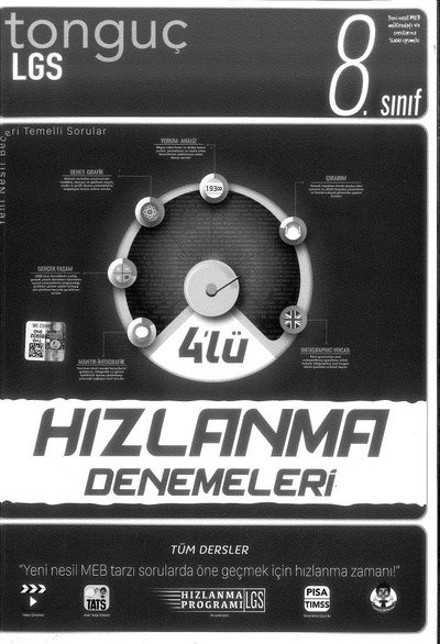 LGS 4'LÜ HIZLANMA DENEMELERİ TÜM DERSLER YKS Fotokopi