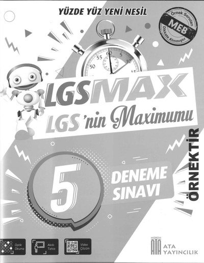 LGSMAX LGS'NİN MAXİMUMU 5 DENEME SINAVI YKS Fotokopi