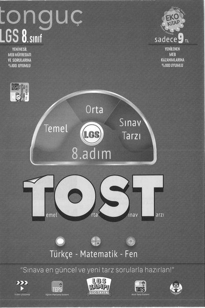 LGS TOST 8. ADIM TEMEL ORTA SINAV TARZI YKS Fotokopi