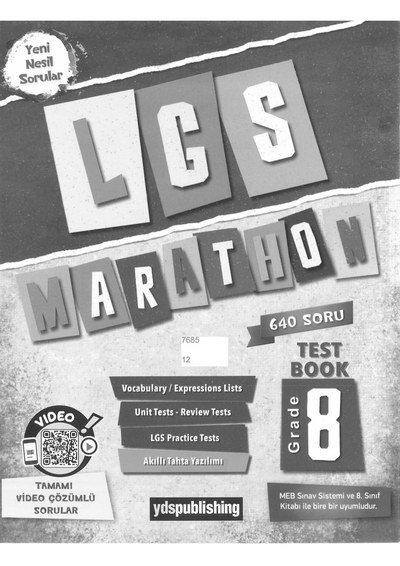 LGS MARATHON 640 SORU ENGLISH YKS Fotokopi