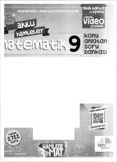 AKILLI HAMLELER MATEMATİK KONU ANLATAN SORU BANKASI YKS Fotokopi
