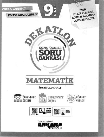 DEKATLON KONU ÖZETLİ SORU BANKASI MATEMATİK YKS Fotokopi