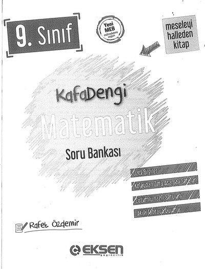 KAFADENGİ MATEMATİK SORU BANKASI YKS Fotokopi