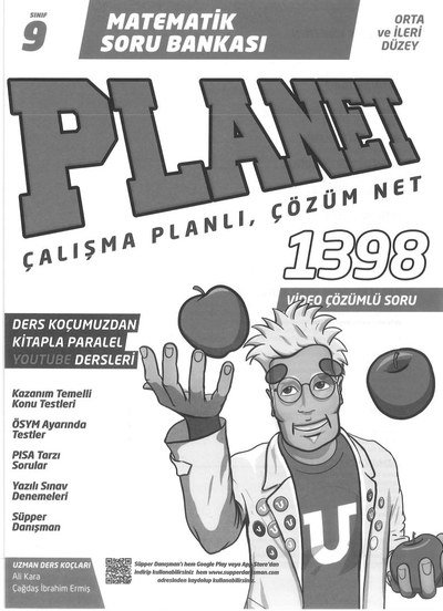 PALNET ÇALIŞMA PLANLI ÇÖZÜM NET 1398 SORU MATEMATİK SORU BANKASI YKS Fotokopi