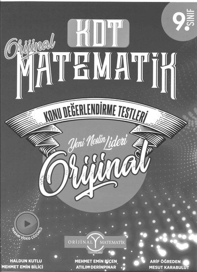 ORİJİNAL MATEMATİK KONU DEĞERLENDİRME TESTLERİ YKS Fotokopi