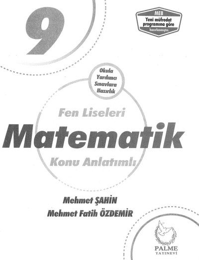 FEN LİSELERİ MATEMATİK KONU ANLATIMLI YKS Fotokopi