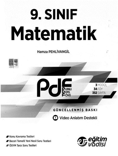 MATEMATİK PLANLI DERS FÖYÜ YKS Fotokopi