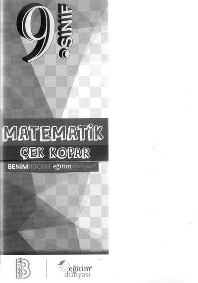 MATEMATİK ÇEK KOPAR YKS Fotokopi