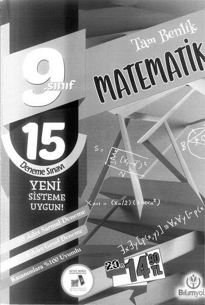 TAM BENLİK MATEMATİK 15 DENEME SINAVI YKS Fotokopi