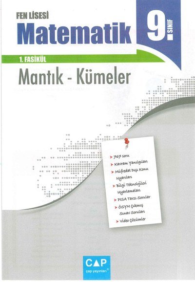 FEN LİSESİ MATEMATİK 1. FASİKÜL MANTIK - KÜMELER YKS Fotokopi