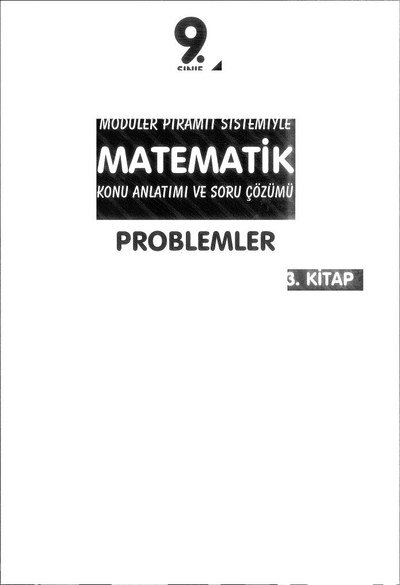 MODÜLER PİRAMİT SİSTEMİYLE MATEMATİK KONU ANLATIMI VE SORU ÇÖZÜMÜ 3. KİTAP YKS Fotokopi
