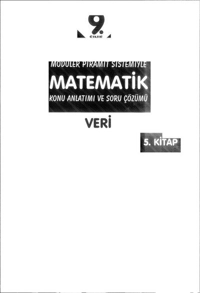 MODÜLER PİRAMİT SİSTEMİYLE MATEMATİK KONU ANLATIMI VE SORU ÇÖZÜMÜ 5. KİTAP YKS Fotokopi