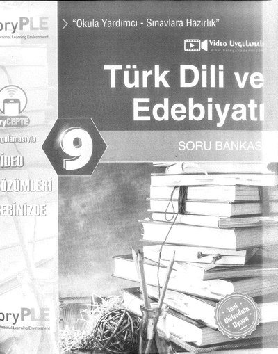 TÜRK DİLİ VE EDEBİYATI SORU BANKASI YKS Fotokopi