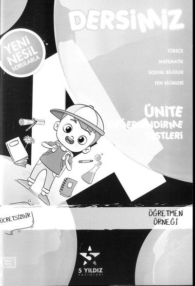 DERSİMZİ ÜNİTE DEĞERLENDİRME TESTLERİ YKS Fotokopi