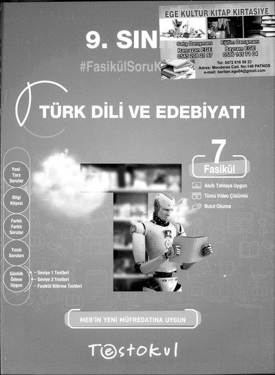 TÜRK DİLİ VE EDEBİYATI FASİKÜL SORU KİTABI YKS Fotokopi